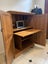 Solid Rimu computer desk cabinet Carousel 7