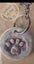 Handmade ceramic paw print/ Dog tag keyring Carousel 2