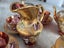 Vintage Murano Venezia Cranberry Glass 115 Set Carousel 6