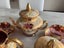 Vintage Murano Venezia Cranberry Glass 115 Set Carousel 5