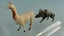 Vintage Britains Zoo Lead Animals: Wild Boar & Llama Carousel 2