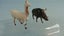 Vintage Britains Zoo Lead Animals: Wild Boar & Llama Carousel 3