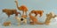 Vintage Britains Flock-Covered Lead Farm & Zoo Animals Carousel 1