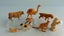Vintage Britains Flock-Covered Lead Farm & Zoo Animals Carousel 6
