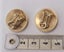 Vintage 9ct yellow Gold Large Earrings Carousel 3