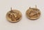 Vintage 9ct yellow Gold Large Earrings Carousel 4