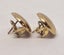 Vintage 9ct yellow Gold Large Earrings Carousel 6