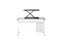 JASPER I Height Adjustable Standing Computer Desk (Black) Carousel 5