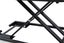 JASPER I Height Adjustable Standing Computer Desk (Black) Carousel 8