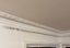 Ivory extendable curtain tracks with corner connector and brackets Carousel 2