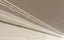 Ivory extendable curtain tracks with corner connector and brackets Carousel 4