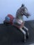 Old Carnival Carousel Horse & Top Art Cresting Panel Carousel 3