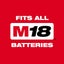 Milwaukee M18FAG125XPD-0 18V Li-ion FUEL Brushless 125mm (5") Angle Grinder Carousel 10