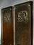 Antique Bronze GR (George Rex?) Plaque Fixtures Carousel 4