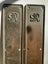 Antique Bronze GR (George Rex?) Plaque Fixtures Carousel 12