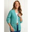 End of Winter Madness Sale! Cable Cardigan - Size XL (22) - Pale Aqua Carousel 1