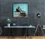 Framed $1 RESERVE 1 Panel Canvas Art Print - Banksy Carousel 3