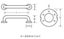 Dolphy 300mm Straight Grab Rail - Stainless Steel Bathroom Support Bar with S... Carousel 2