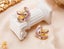Pearl and Rhinestone Crystal Earrings. Bridal Wedding Jewelry. Carousel 4