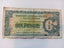 1948 British Armed force Banknote/voucher: 6 pence. 2nd series Carousel 1