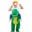Green Inflatable Dinosaur Rider Size 100-125CM Carousel 1