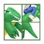 Green Inflatable Dinosaur Rider Size 100-125CM Carousel 2