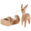 Papoose Wooden Reindeer with Sleigh Carousel 3