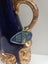 Vintage 1966 James Beam Blue And Gold Decanter 12” Tall Carousel 3