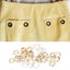 cloth diy tool 100 Pcs Brass Cloth DIY Tool Knitting Accessory Anti Rust Leather Carousel 5