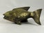 Vintage Brass Open Mouth Koi Fish Figurine Carousel 2