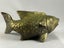 Vintage Brass Open Mouth Koi Fish Figurine Carousel 3
