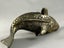 Vintage Brass Open Mouth Koi Fish Figurine Carousel 5