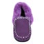 Merino Sheepskin Moccasins in Purple Colour Carousel 3