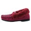Merino Sheepskin Moccasins in Burgundy Colour Carousel 4