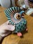 A beautiful wood carved owl with good painting. Carousel 4