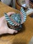 A beautiful wood carved owl with good painting. Carousel 8