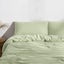 Dreamaker Superfine Washed Microfibre Duvet Cover Set Sage Green Double Bed Carousel 11