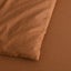 Dreamaker Superfine Washed Microfibre Duvet Cover Set Rust King Bed Carousel 11