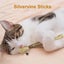 4X Cat Toys Silvervine Chew Stick Kitten Treat Catnip Toy Cleaning Teeth Toys Carousel 3