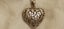 Sterling silver necklace pendant. Love heart shaped. Italy.925. Carousel 4