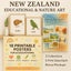 NZ Wall Art Mega Pack – 38 Printable Posters (Kids, Animals, Nature) Carousel 1