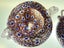 A Beautiful Pair of Vintage Millefiori Murano Urn Vases Carousel 11