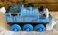 Thomas Tank Wooden Engine Winter Snowy , Front Snow plough Great Used Condition Carousel 6