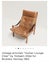 Mid Century Safari Chair -Tan Leather Carousel 4