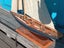 Large Wooden Modern Yacht (J Class?) Carousel 10