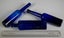 Three Lovely Antique Deep Cobalt Blue Bottles (c1900) - Caster Oils & A Poison Carousel 4