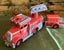 Thomas Tank Metal Diecast Talking “ Flynn “ with Trailer Magnetic Excel Cond Carousel 1