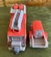 Thomas Tank Metal Diecast Talking “ Flynn “ with Trailer Magnetic Excel Cond Carousel 5