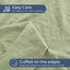 Dreamaker Superfine Washed Microfibre Sheet Set Sage Green King Single Bed Carousel 7