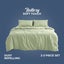Dreamaker Superfine Washed Microfibre Duvet Cover Set Sage Green Double Bed Carousel 3